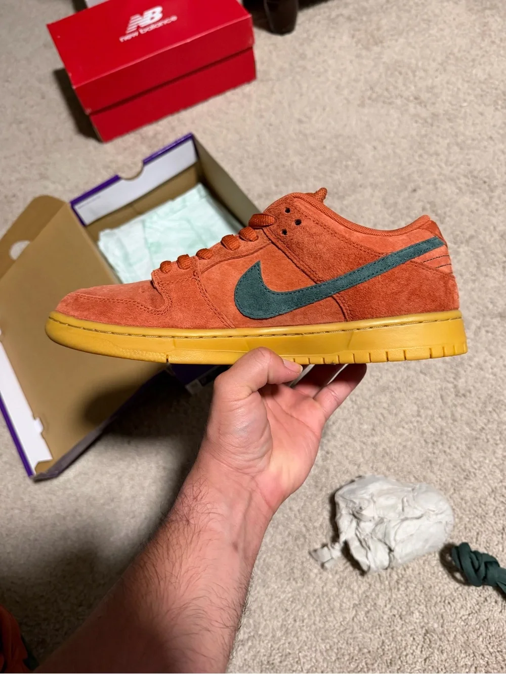 Nike vibrant orange